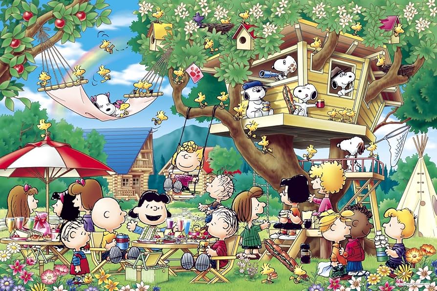 Amazon.co.jp: 1000ピース ジグソーパズル PEANUTS ツリーハウス