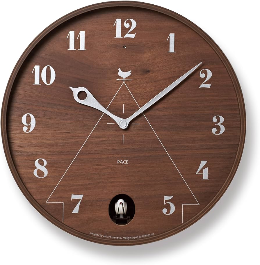 Amazon.com: Lemnos Cuckoo Watch Analog Natural Color Wood Brown