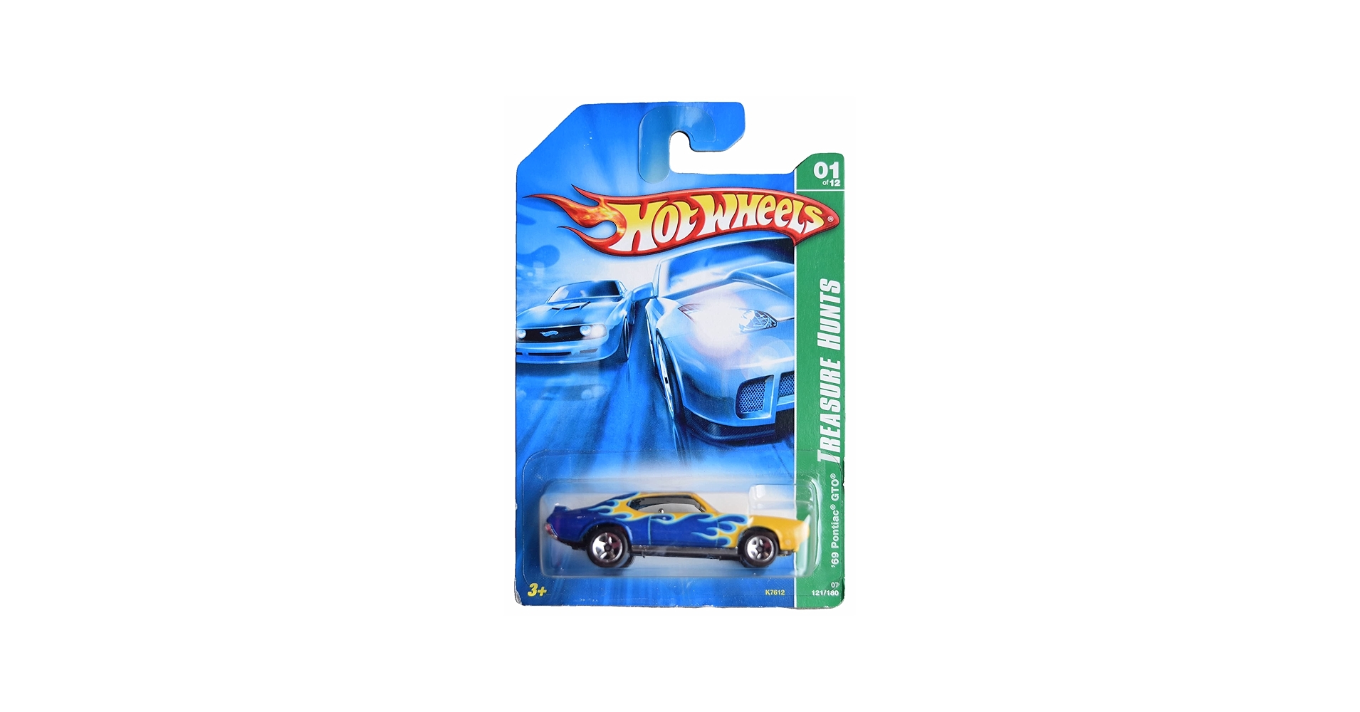 Amazon.com: Hot Wheels '69 Pontiac GTO, Treasure Hunts 1/12 : Toys
