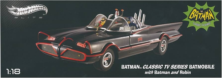 Amazon | MATTEL 1/18 バットモービル 1966 TVシリーズ 完成品