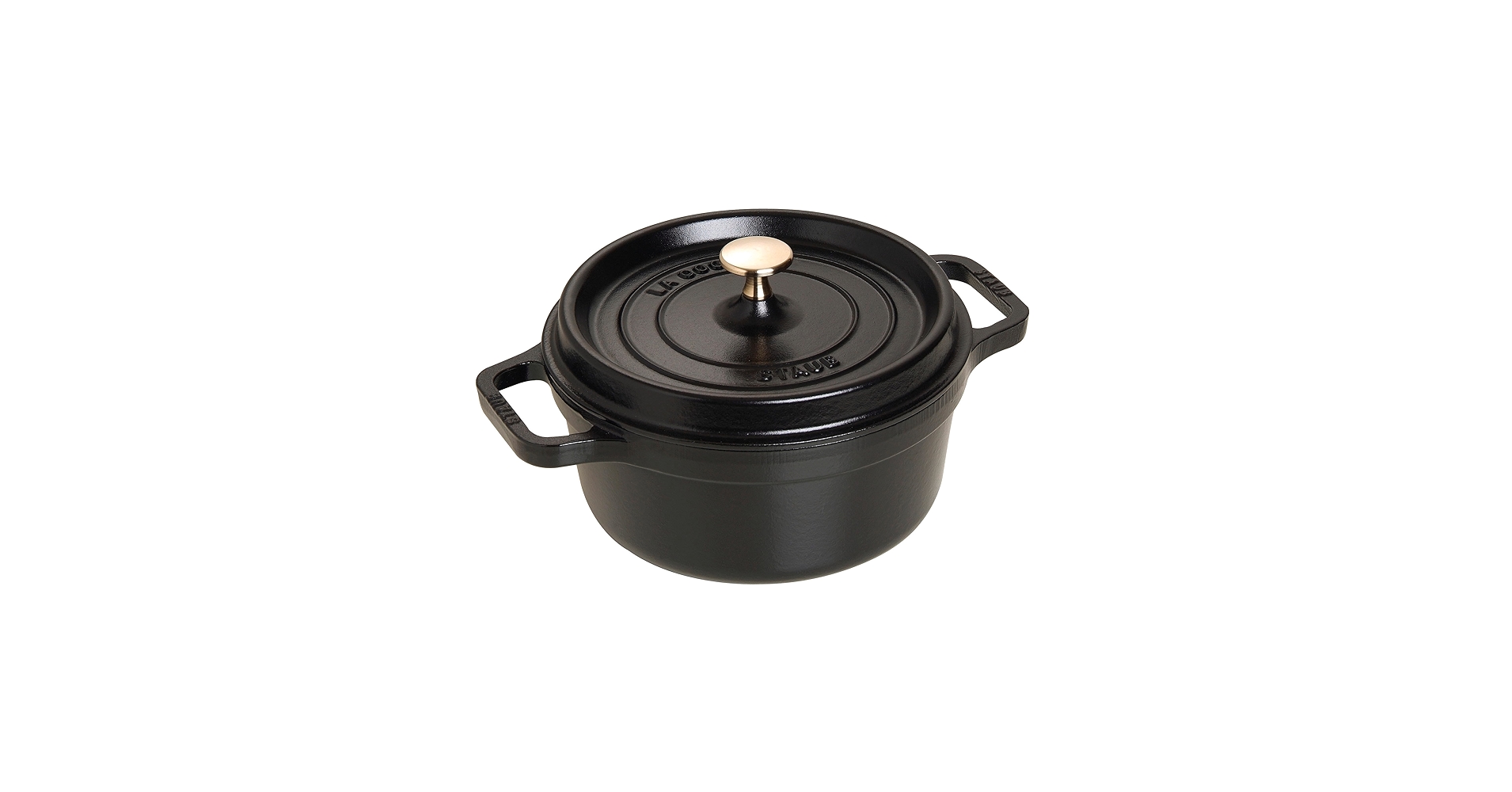 Amazon.com: STAUB Cast Iron Roaster/Cocotte, Round, 22 cm, 2.6 L