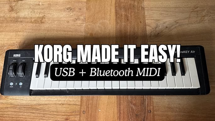 Amazon.com: Korg MicroKEY Air 25 - Key Bluetooth & USB MIDI