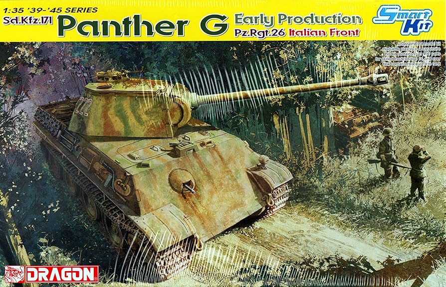 Amazon.com: Dragon Models 1/35 Panther G Early Production Italian