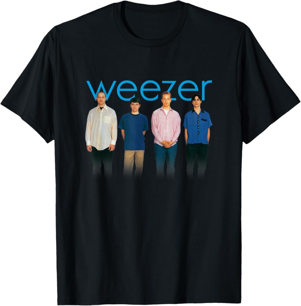 Amazon.com: Weezer - Blue Album T-Shirt : Clothing, Shoes & Jewelry