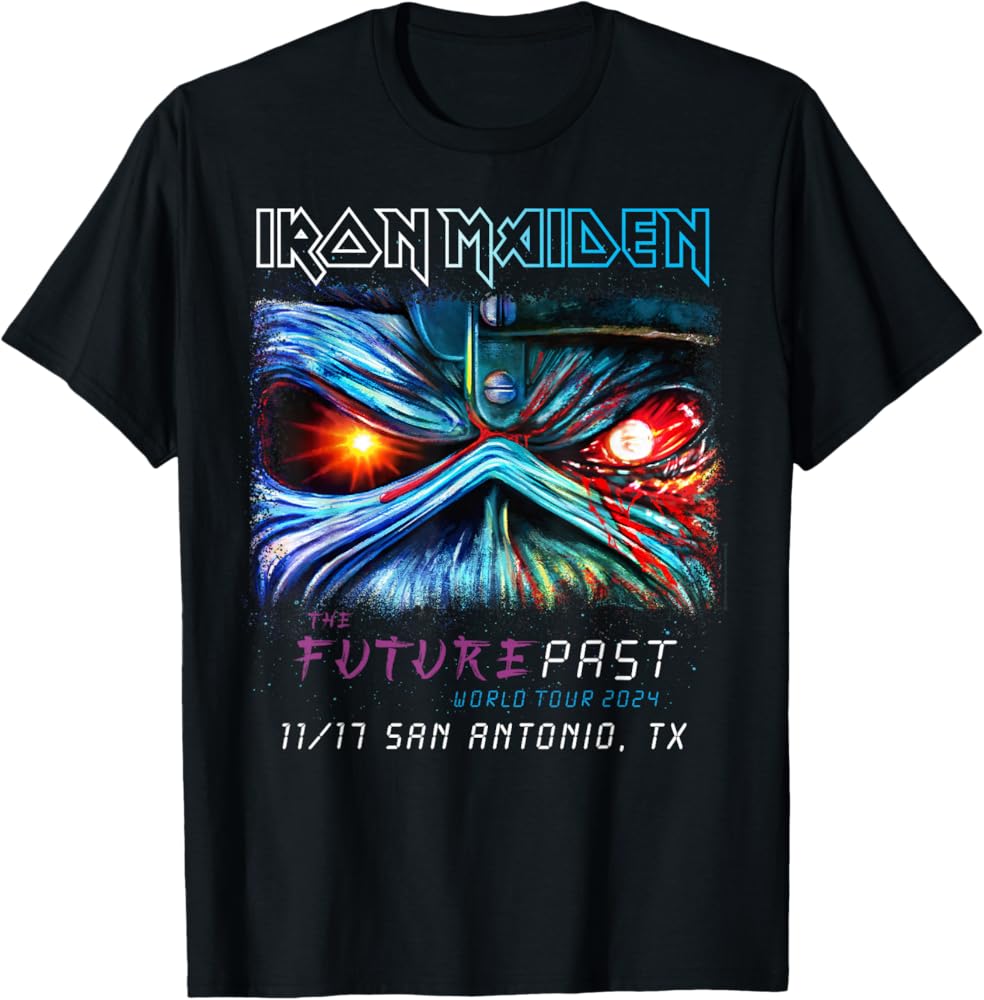 Amazon.com: Iron Maiden TFPT 2024 San Antonio T-Shirt : Clothing