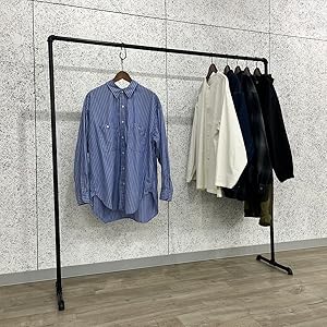 Amazon｜FiDi ハンガーラック ガス管 アイアン 黒 パイプ