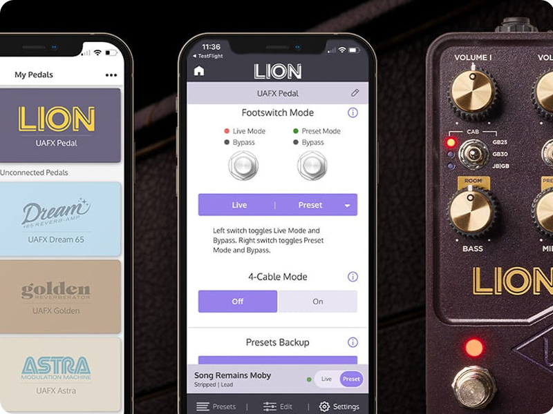 Amazon.com: Universal Audio Lion 68 Super Lead Amp Pedal : Musical