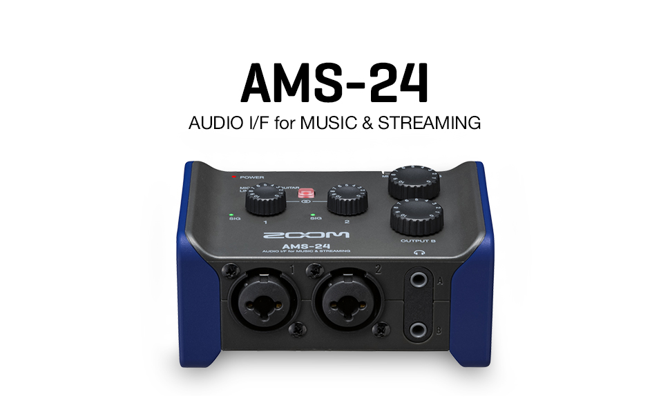Amazon.co.jp: ZOOM ズーム AMS-24 小型オーディオインターフェース