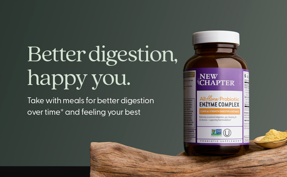 Amazon.com: New Chapter All-Flora Enzyme Complex with Probiotics