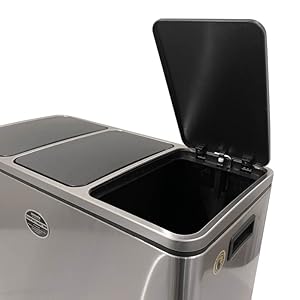 Amazon｜ダルトン(Dulton) 3コンパートメント ビン 54L 18L×3列 定番中