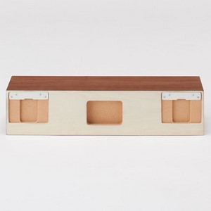 Amazon｜無印良品 壁に付けられる家具・棚・幅88cm・ウォールナット材