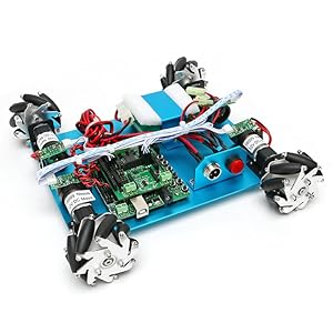 Amazon.co.jp: 4WD60mmメカナムホイールロボット (10021) [台車