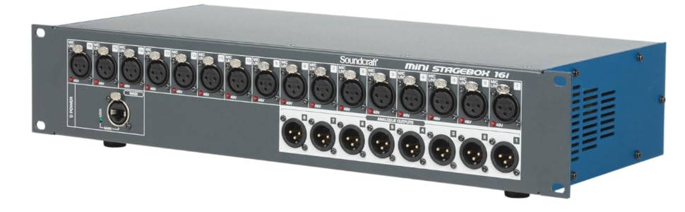 Amazon.com: Soundcraft MSB-16i 16-channel Compact Digital Stagebox