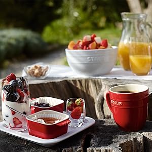 Amazon｜staub ストウブ 「 レクタンギュラー ディッシュ ホワイト 27