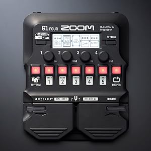 Amazon.com: Zoom G1 FOUR Guitar Multi-Effects Processor Pedal