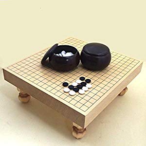 Amazon | 囲碁盤セット 新かや2寸接合足付碁盤竹セット翔（足付19路