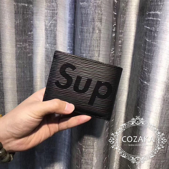 louis vuitton ルイ・ヴィトンxsupreme シュプリーム 二つ折り財布