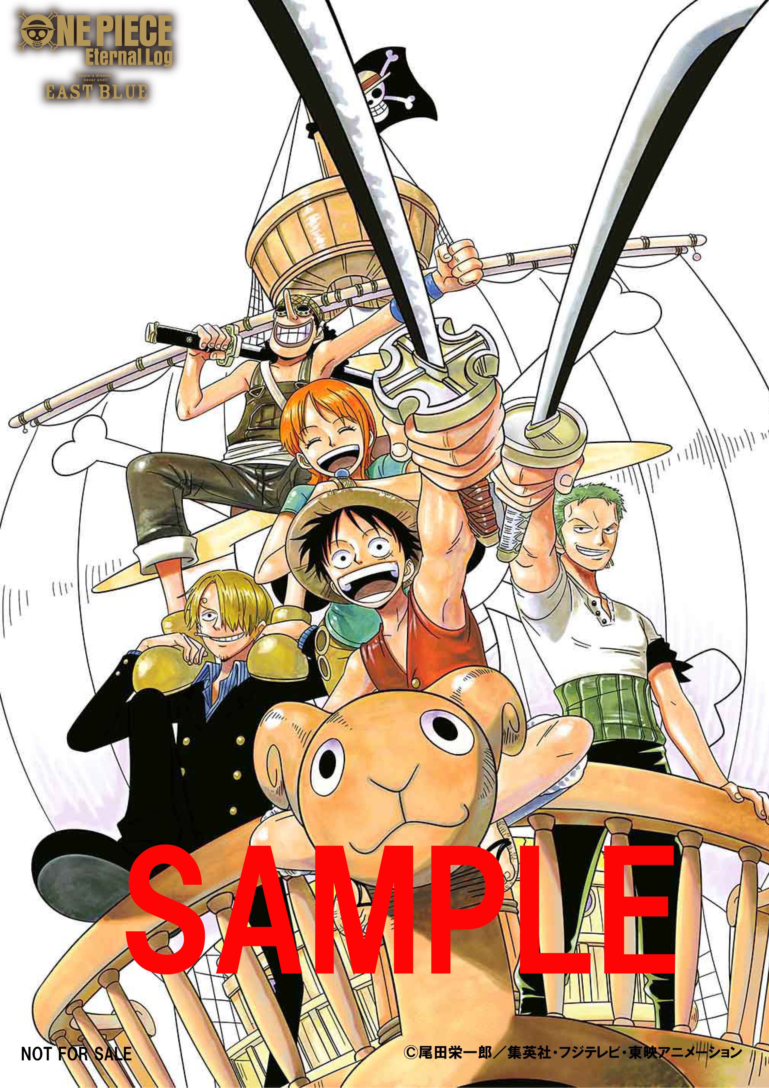 ONEPIECE Eternal Log“EAST BLUE”予約購入メーカー特典・A3ポスターの