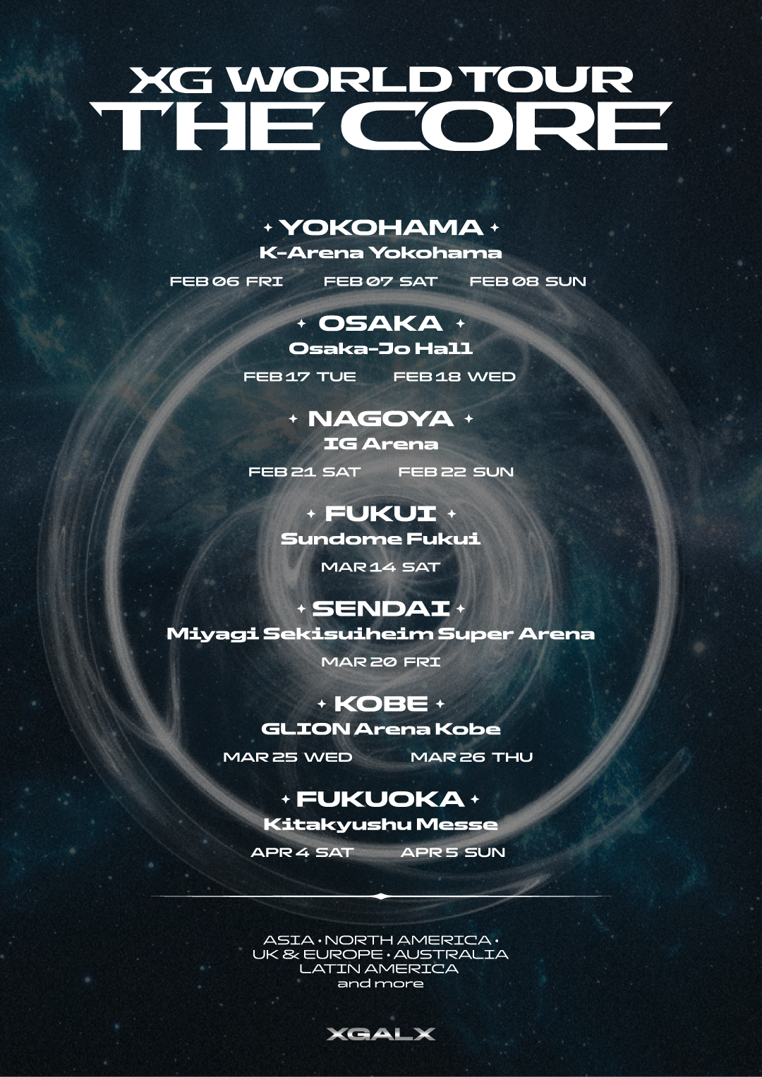XG WORLD TOUR: THE CORE】ALPHAZ ANNUAL PREMIUM/STANDARD・MONTHLY全