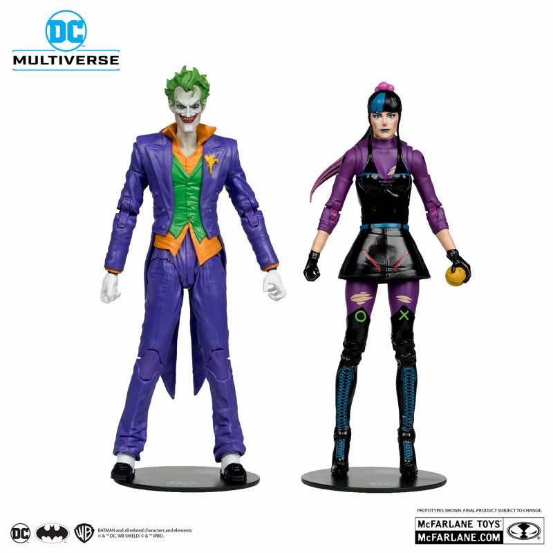 DCマルチバース/ ジョーカー＆パンチライン 7インチ アクション