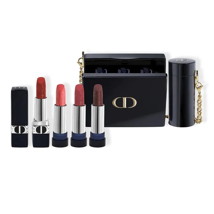 Dior Rouge Dior Minaudiere Case & Lipstick Holder - Rouges