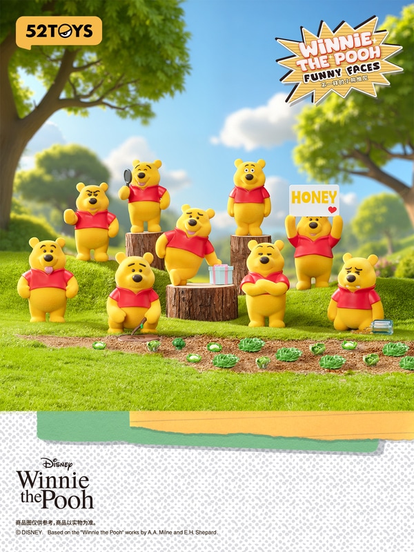 BLINDBOX ディズニー クマのプーさん ファニーフェイス シリーズ