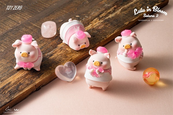 BLINDBOX TOYZEROPLUS×CICI'S STORY 子豚LULU さくら満開 シリーズ 2