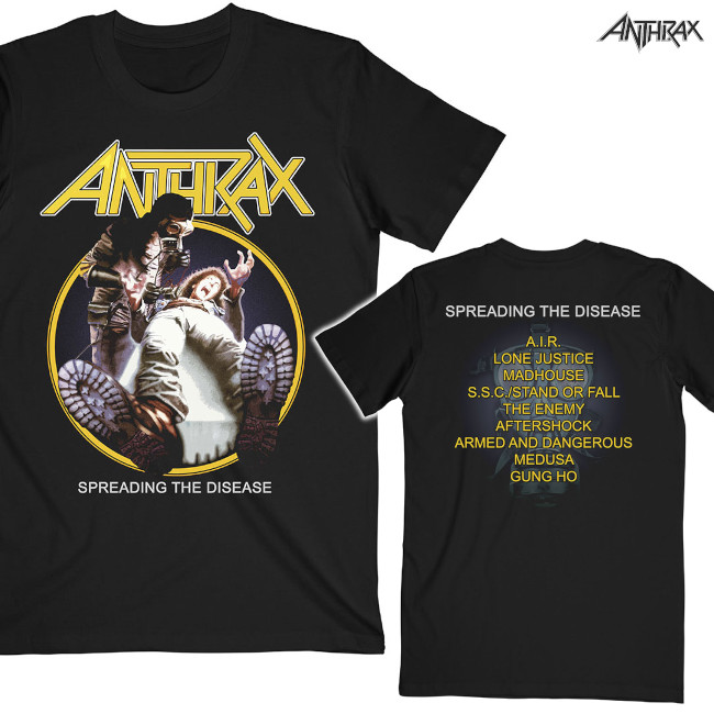 Anthrax / アンスラックス - SPREADING THE DISEASE TRACK LIST T