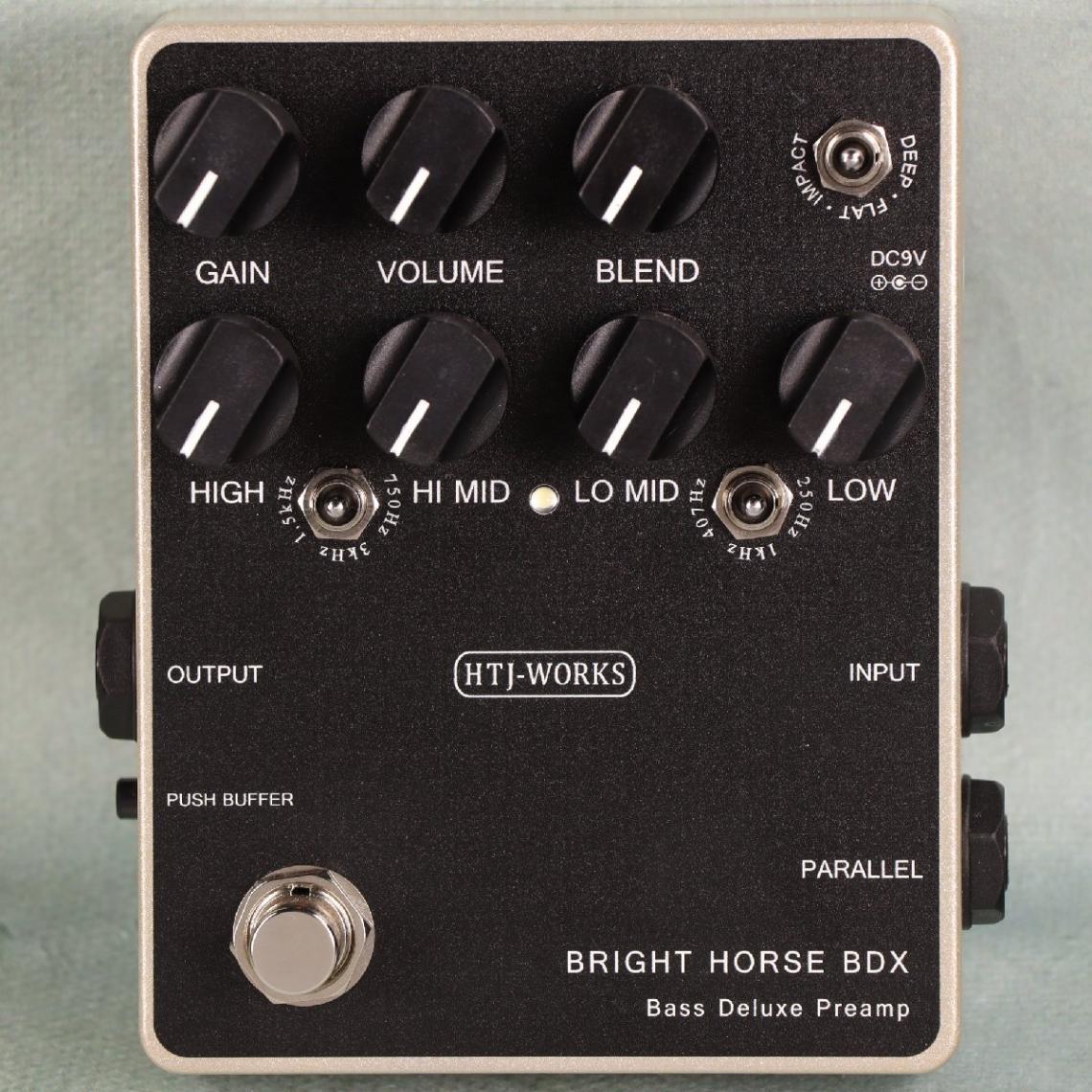 HTJ-WORKS / BRIGHT HORSE BDX -Bass Deluxe Preamp- シャンパン