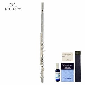 SANKYO Etude 三響 FLUTE エチュード カバードキィ C管 頭部管銀製