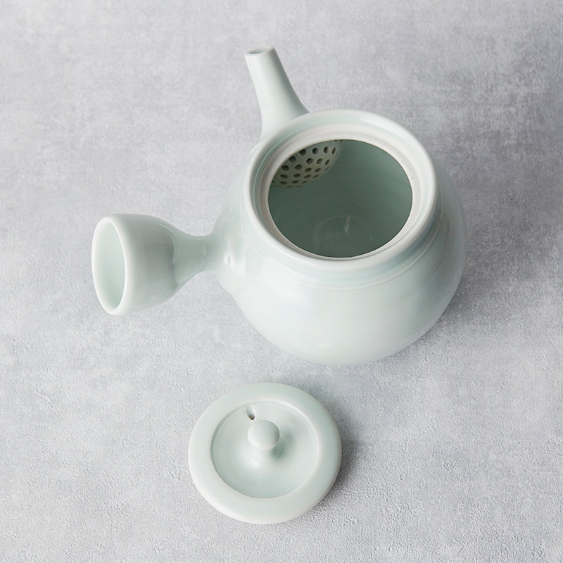 砥部焼 梅乃瀬窯】白磁の急須 | タイプ別,急須・ティーポット | 砥部焼