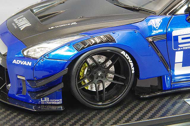 イグニッションモデル 1/18 LB-WORKS 日産 GT-R R35 タイプ 2 ブルー