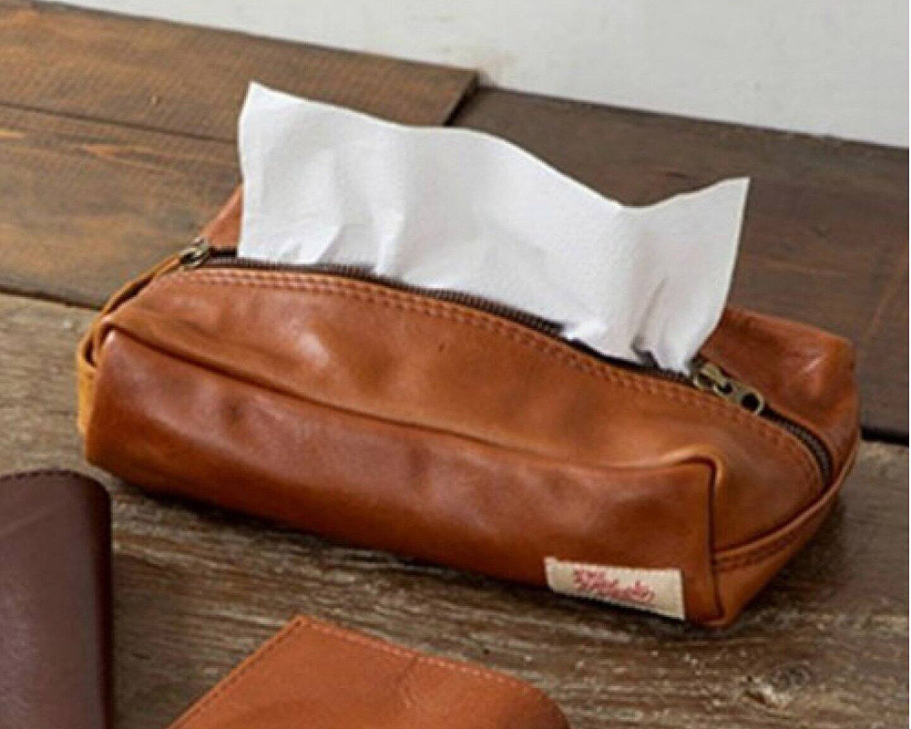 ACME Furniture/アクメファニチャー｜LEATHER BOX CASE CHESNUT/レザー