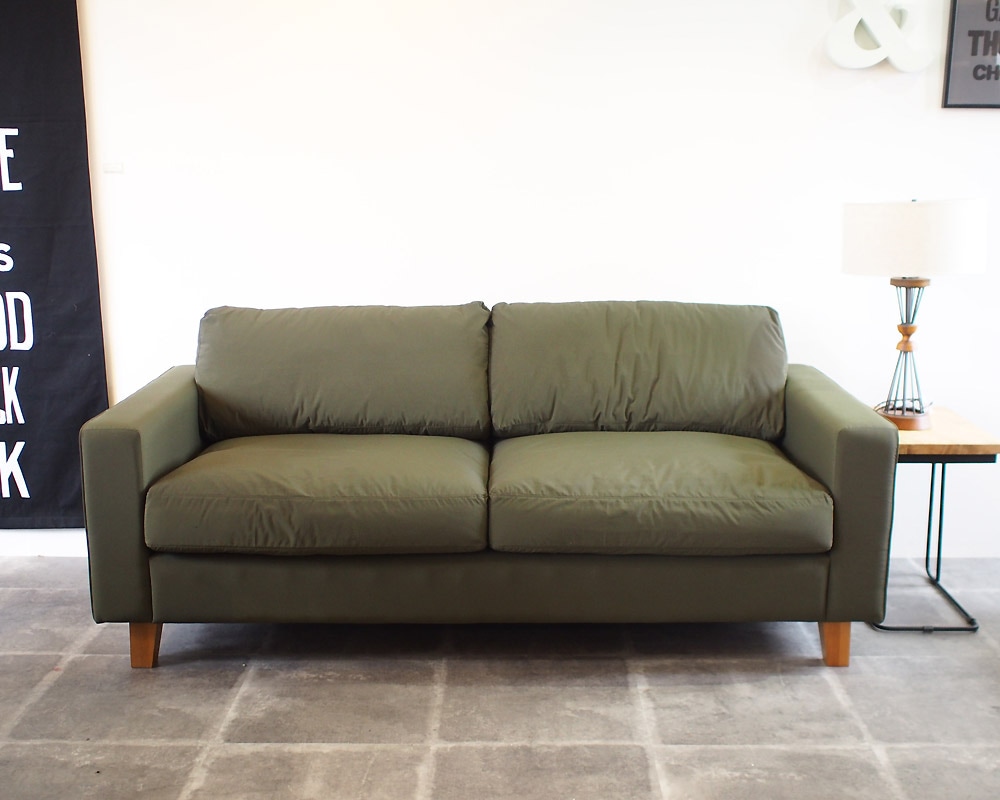 JETTY feather OTTOMAN カーキ AC07コーデュロイ
