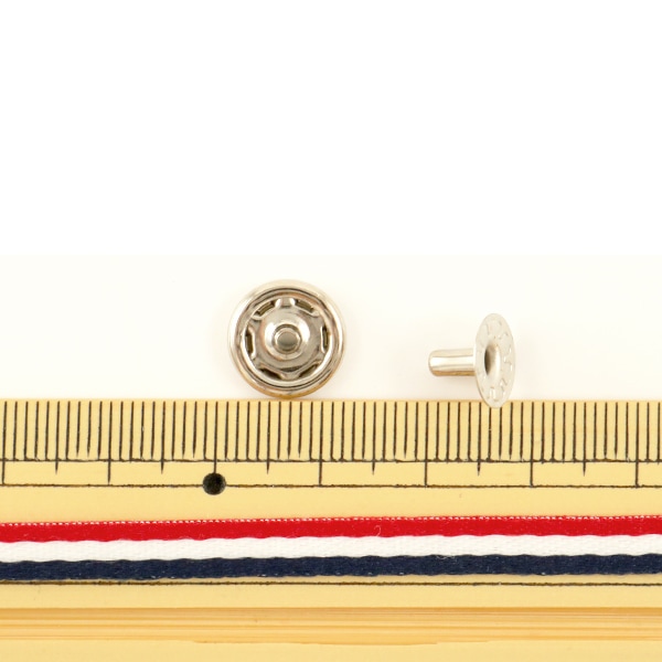 手芸金具 『ホック 中 N 10個入り 1042-01』 LEATHER CRAFT クラフト社