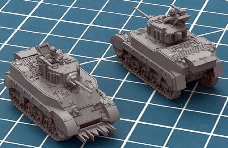 1/144 M5軽戦車スチュアート（6両セット） の販売 DAMEYA-NET