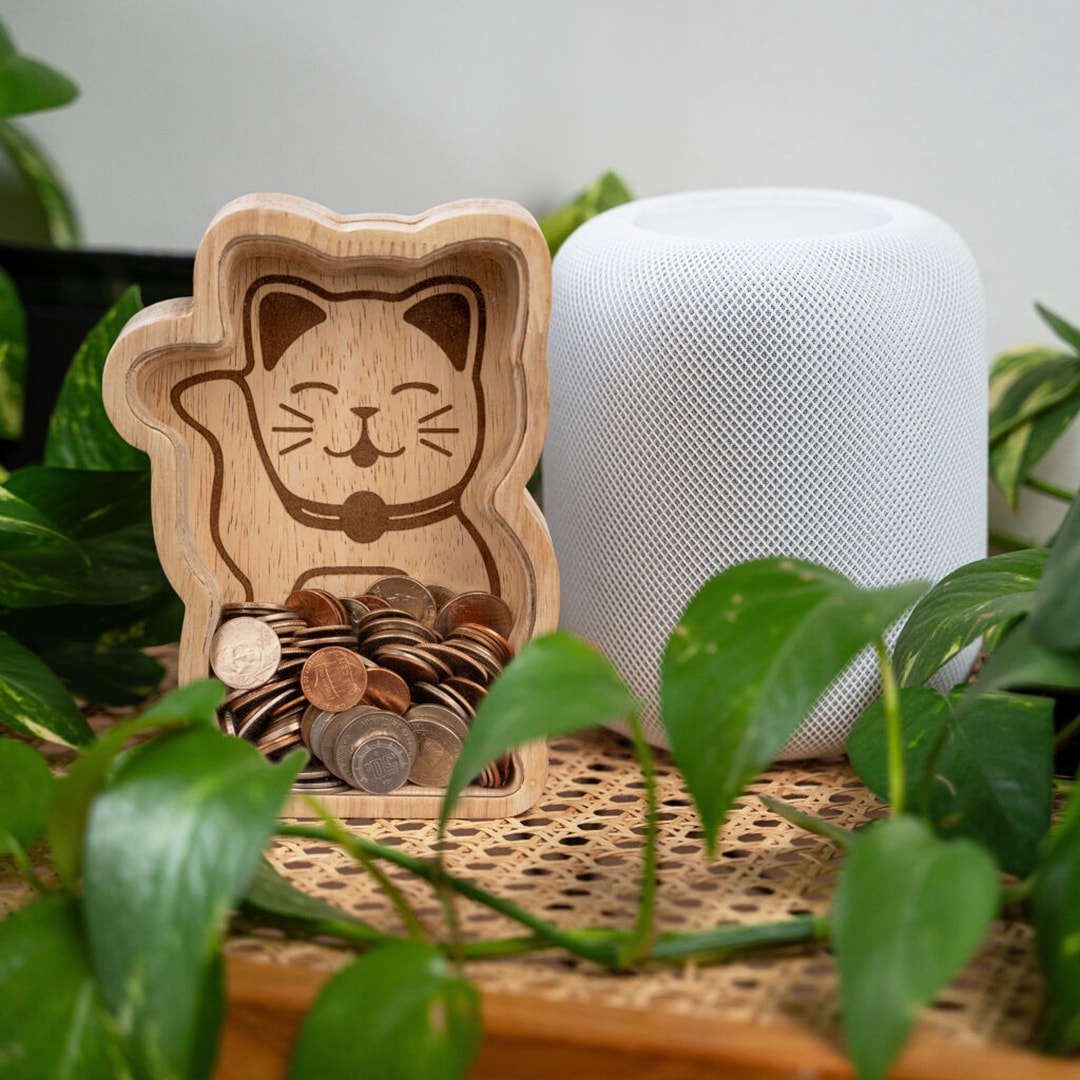 KIKKERLAND ラッキー キャット マネー バンク | 招き猫の貯金箱