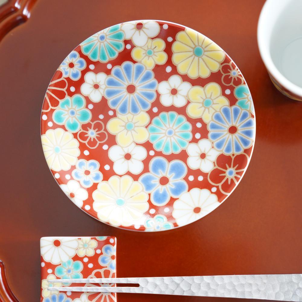 豆皿 梅菊模様｜ 四季折々のおしゃれな和食器通販サイト FOURGRACE