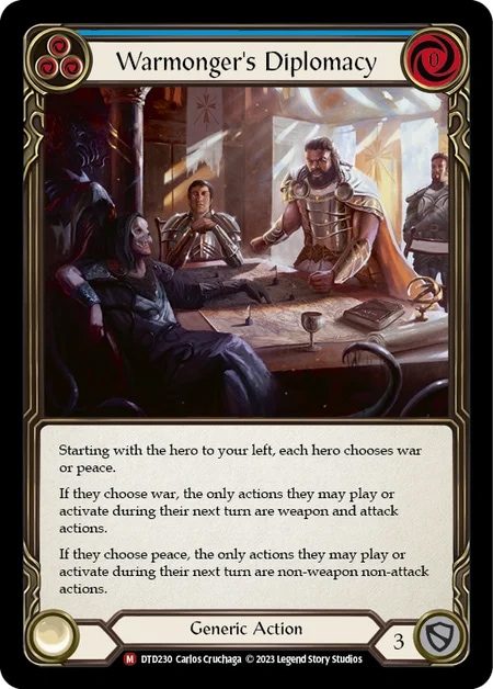 EN】【Rainbow Foil】[Generic] Warmonger's Diplomacy / 戦争屋の外交