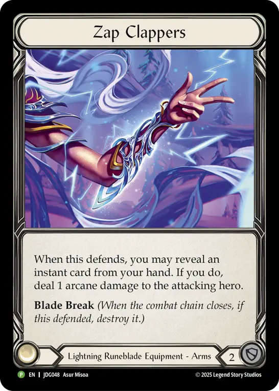Promo,Cold Foil (Class A-Z),Lightning Runeblade | Fable