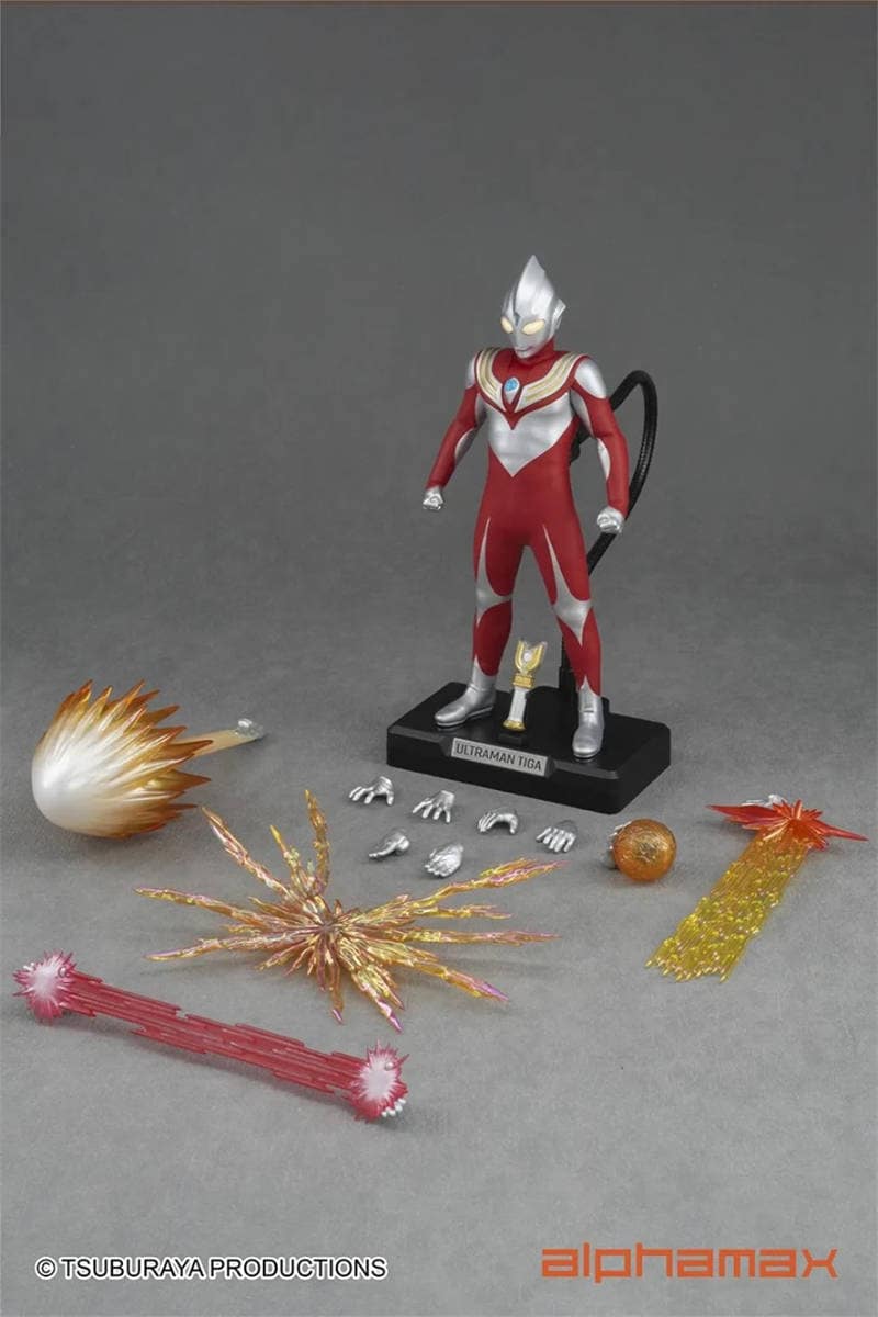 予約 ALPHAMAX ウルトラマン ティガ パワータイプ ライトアップ機能