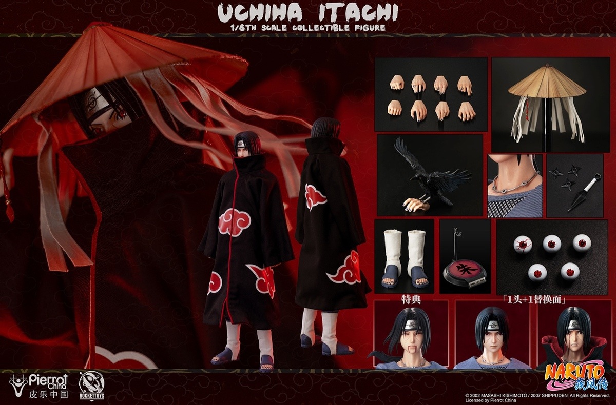 RocketToys 1/6 ナルト うちは イタチ 初回予約特典付 ROC-003 NARUTO
