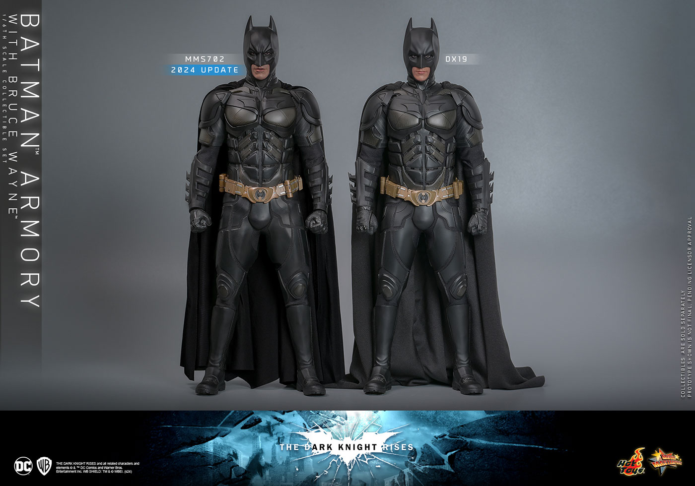 ホットトイズ 1/6 ダークナイト ライジング バットスーツ格納庫