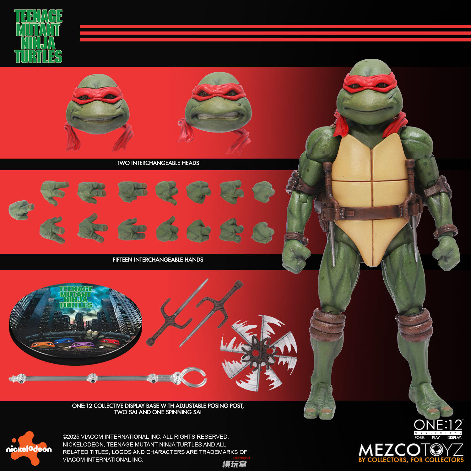予約 Mezco Toyz 1/12 ティーンエイジ・ミュータント・ニンジャ