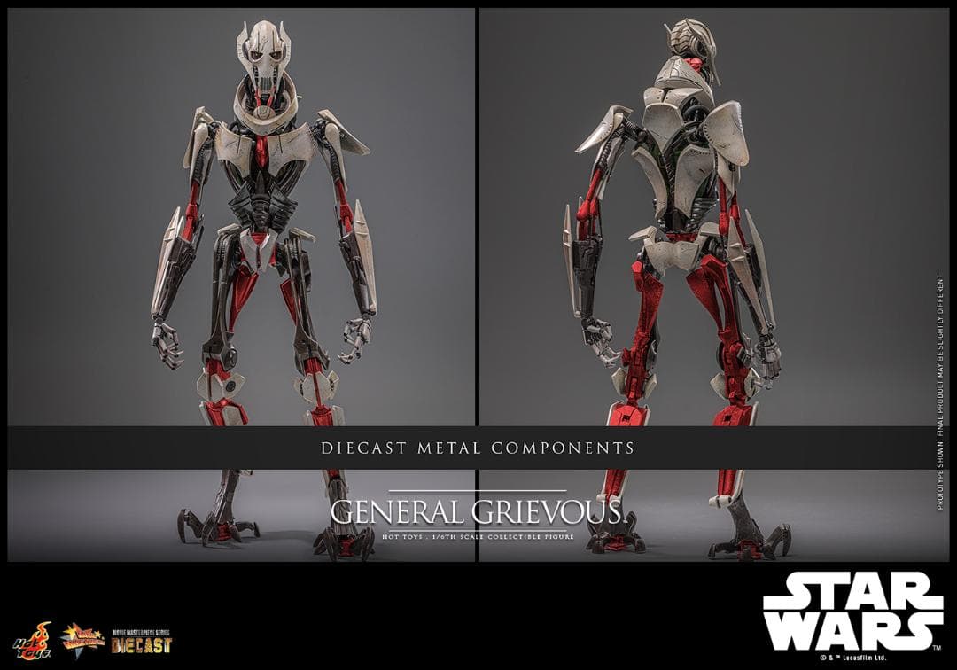 ホットトイズ 1/6 スター・ウォーズ シスの復讐 グリーヴァス将軍