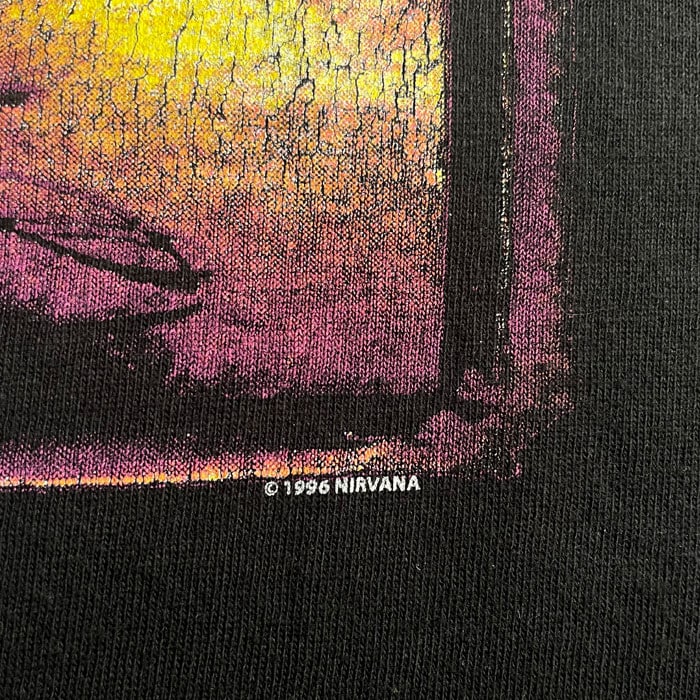 1996 NIRVANA T-Shirt 1996年 ニルヴァーナ Tシャツ/BLACK | 【USED