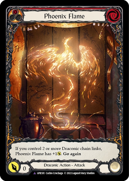 EN】《Cold Foil》[Draconic] Phoenix Flame 「Marvel」〔UPR101