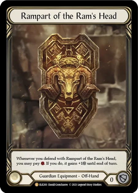 EN】《Cold Foil》[Guardian] Rampart of the Ram's Head 「L」〔ELE