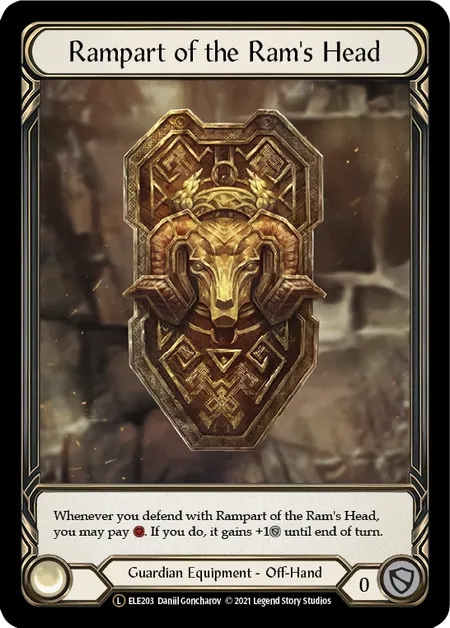 EN】《Rainbow Foil》[Guardian] Rampart of the Ram's Head 「L