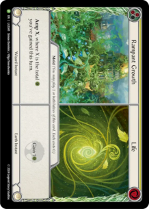 EN】《Cold Foil》[Earth Wizard] Rampant Growth//Life/蔓延//生命
